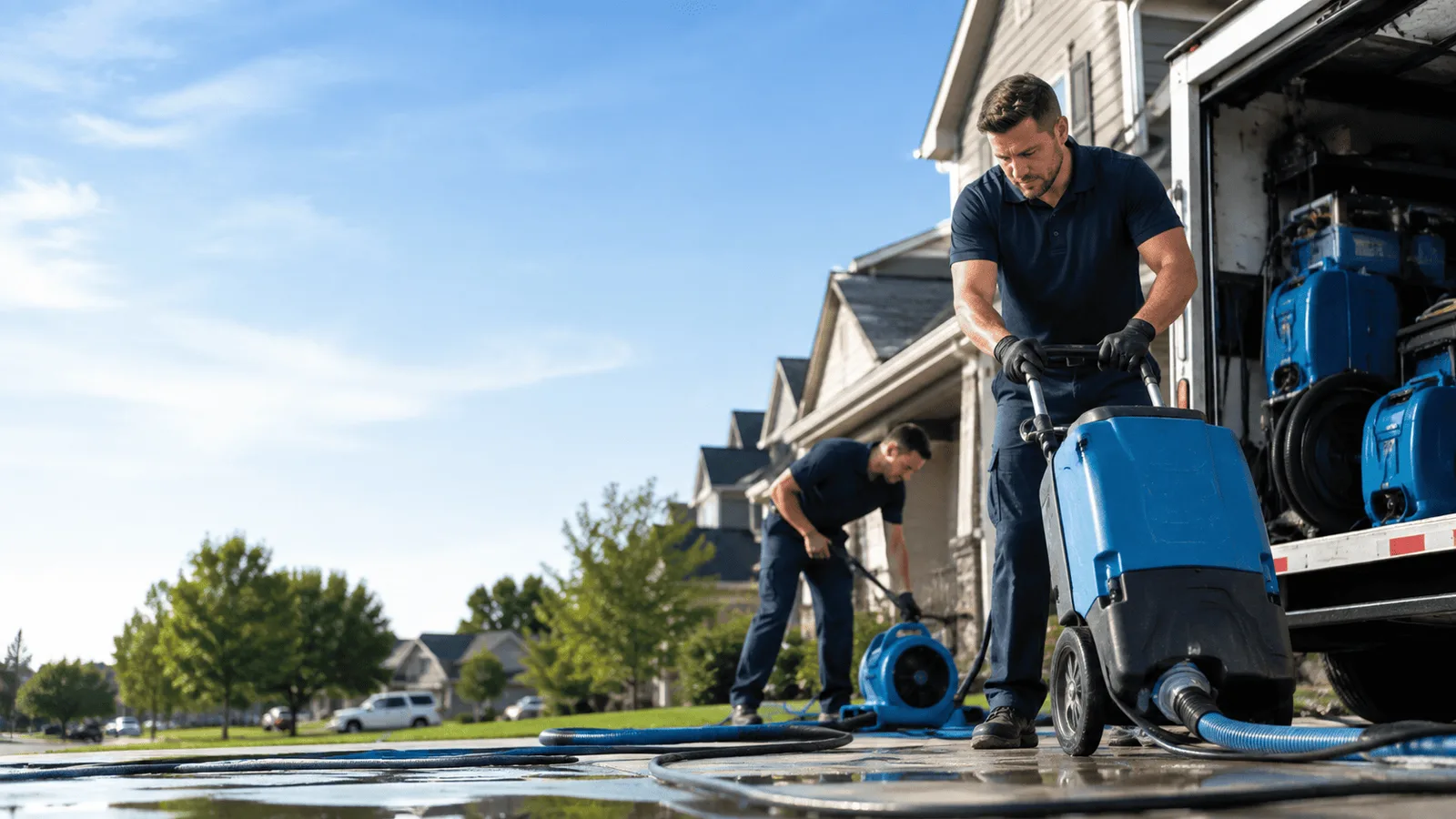 Dehumidification being performed in Ethelsville, AL